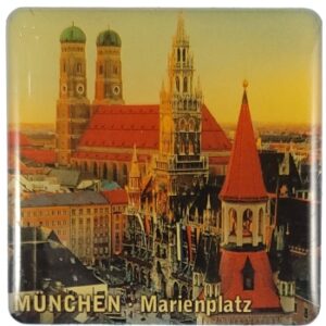 MAGNES NA LODÓWKĘ WIDOCZEK MONACHIUM MARIENPLATZ M13418