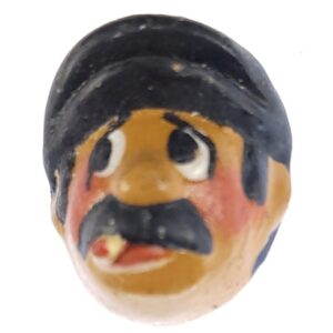 MAGNES NA LODÓWKĘ GŁOWA BRUNET Z WĄSAMI I PAPIEROSEM M13377