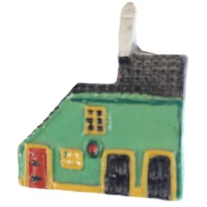 MAGNES NA LODÓWKĘ DOMEK Z DYMIĄCYM KOMINEM M13408