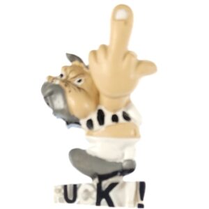 MAGNES NA LODÓWKĘ PIES Z PALCEM DO GÓRY FUCK M01416