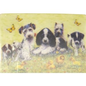 MAGNES NA LODÓWKĘ 3D PSY NA ŁĄCE M01419