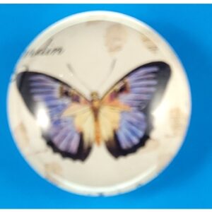 MAGNES NA LODÓWKĘ MAGNETKA MOTYL Z GRUBEGO SZKŁA M01453