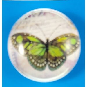 MAGNES NA LODÓWKĘ MAGNETKA MOTYL Z GRUBEGO SZKŁA M01455