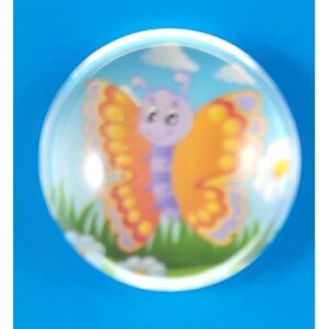 MAGNES NA LODÓWKĘ MAGNETKA MOTYL Z GRUBEGO SZKŁA M01463