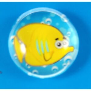 MAGNES NA LODÓWKĘ MAGNETKA RYBKA Z GRUBEGO SZKŁA M01483
