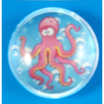 MAGNES NA LODÓWKĘ MAGNETKA OŚMIORNICA Z GRUBEGO SZKŁA M01484