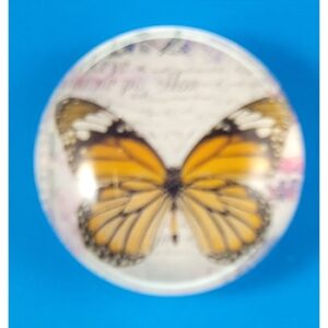 MAGNES NA LODÓWKĘ MAGNETKA MOTYL Z GRUBEGO SZKŁA M01489