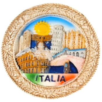 MAGNES NA LODÓWKĘ KRZYWA WIEŻA W PIZZIE WIDOCZEK M01528