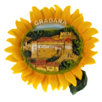 MAGNES NA LODÓWKĘ WIDOK W SŁONECZNIKU GRADARA M01563A