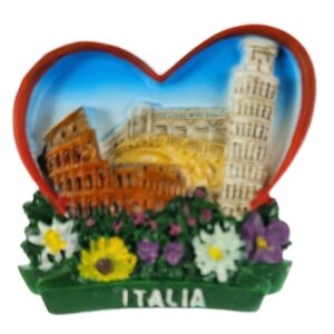 MAGNES NA LODÓWKĘ WIDOK KRZYWA WIEŻA W PIZZIE M01567