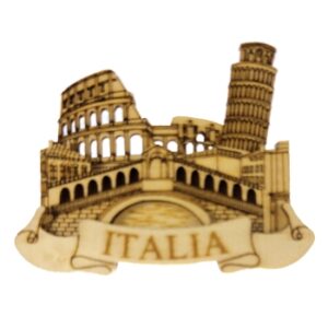 MAGNES NA LODÓWKĘ KRZYWA WIEŻA W PIZZIE M01585