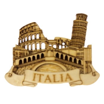 MAGNES NA LODÓWKĘ KRZYWA WIEŻA W PIZZIE M01585