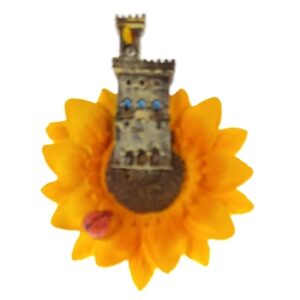 MAGNES NA LODÓWKĘ WIEŻA W KWIATKU M01586