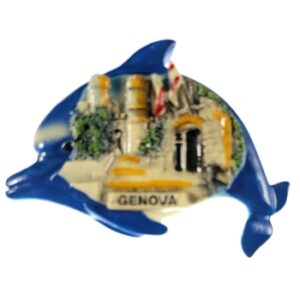 MAGNES NA LODÓWKĘ WIDOK GENEWA W DELFINIR M01588