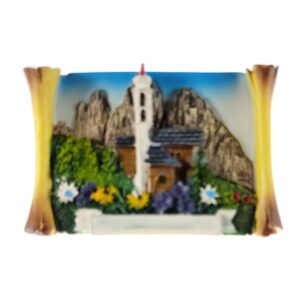 MAGNES NA LODÓWKĘ ZAMECZEK Z WIEŻĽ W GÓRACH M01591