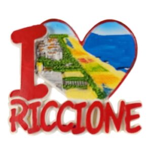MAGNES NA LODÓWKĘ WIDOK PLAŻY W RICCIONE M01594