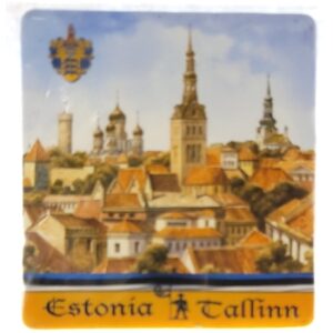 MAGNES NA LODÓWKĘ WIDOK TALLIN ESTONIA M01610