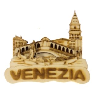 MAGNES NA LODÓWKĘ WIDOK WENECJA DREWNO M01610B