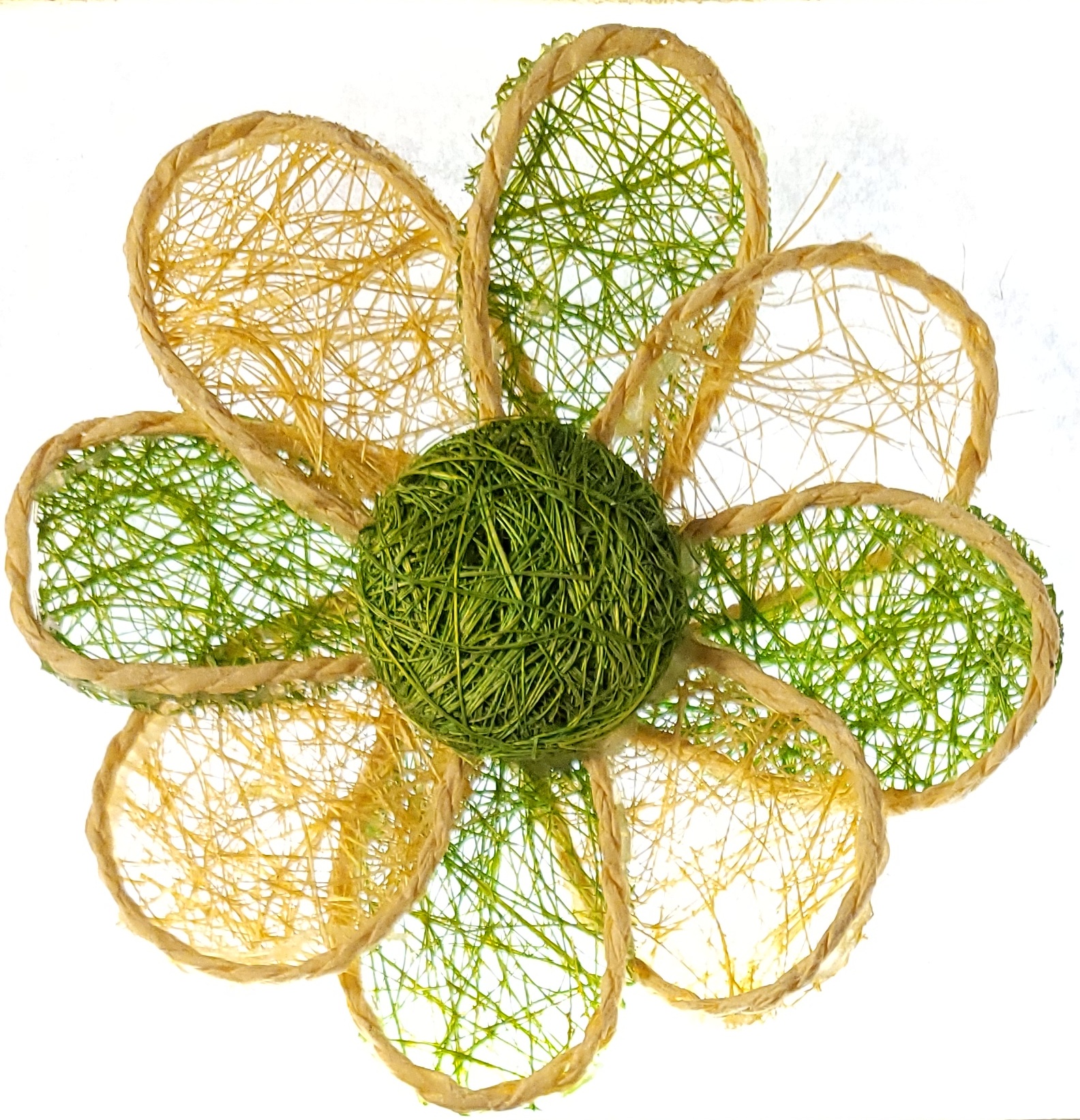 MAGNES NA LODÓWKĘ KWIATEK Z WŁÓCZKI M01734