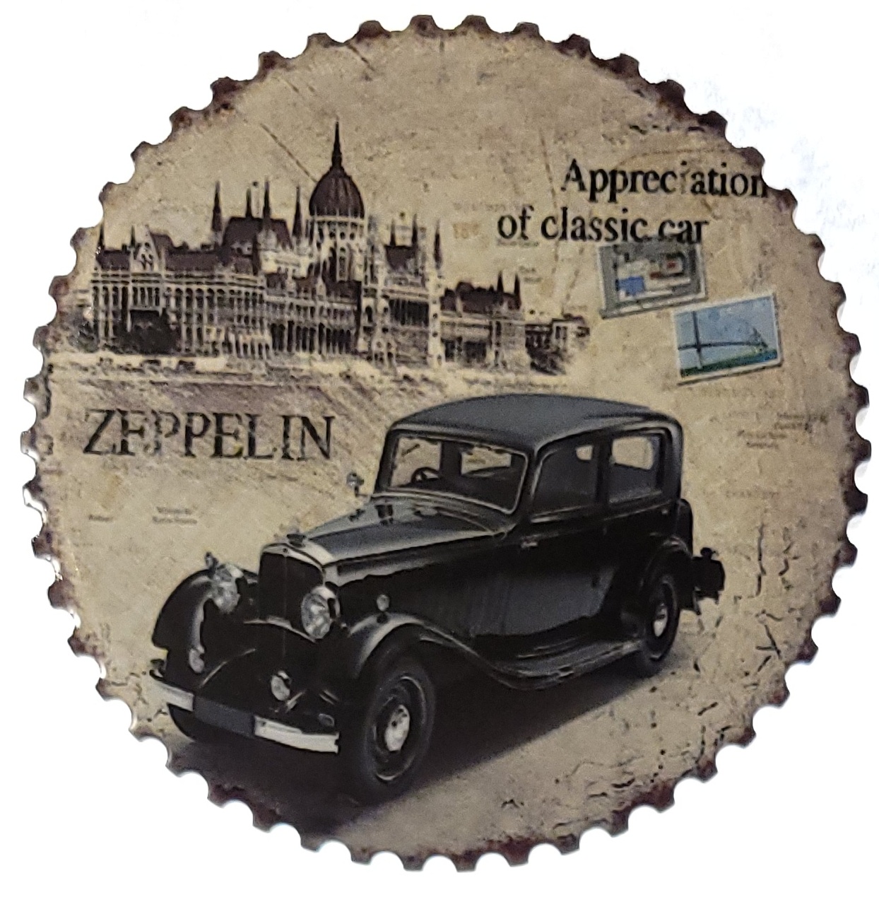 MAGNES NA LODÓWKĘ STARY SAMOCHÓD KLASYK M01758