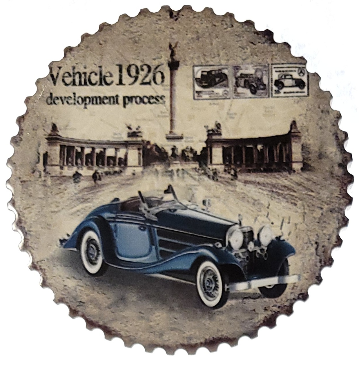 MAGNES NA LODÓWKĘ STARY SAMOCHÓD KLASYK M01761