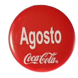 MAGNES NA LODÓWKĘ COCA-COLA MIESIĄC SIERPIEŃ M01823