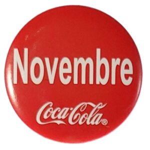 MAGNES NA LODÓWKĘ COCA-COLA MIESIĄC LISTOPAD M01825