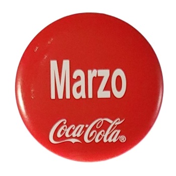 MAGNES NA LODÓWKĘ COCA-COLA MIESIĄC MARZEC M01826
