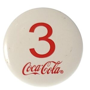 MAGNES NA LODÓWKĘ COCA-COLA CYFRA 3 M01840
