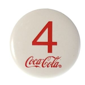 MAGNES NA LODÓWKĘ COCA-COLA CYFRA 4 M01841