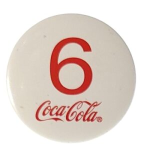 MAGNES NA LODÓWKĘ COCA-COLA CYFRA 6 M01843