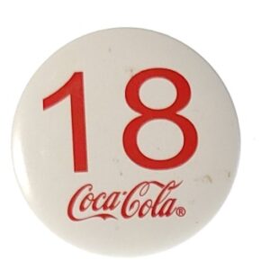 MAGNES NA LODÓWKĘ COCA-COLA LICZBA 18 M01854