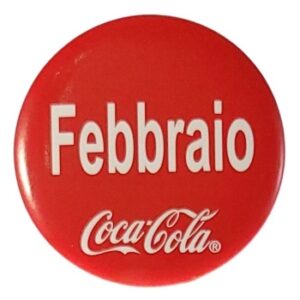 MAGNES NA LODÓWKĘ COCA-COLA MIESIĄC LUTY M01904