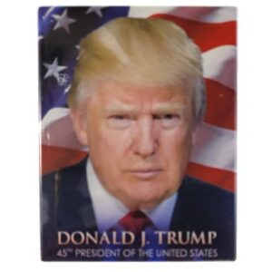 MAGNES NA LODÓWKĘ DONALD TRUMP NA TLE FLAGI M13505