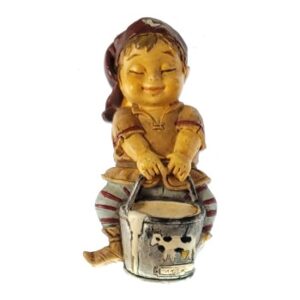 MAGNES NA LODÓWKĘ CHŁAPAK Z WIADREM MLEKA JEDZENIE M13549