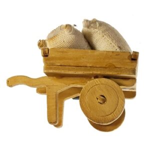 MAGNES NA LODÓWKĘ WORKI Z MĽKĽ NA TACZCE JEDZENIE M13550