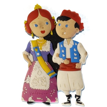 MAGNES NA LODÓWKĘ PARA W STROJACH LUDOWYCH M13555