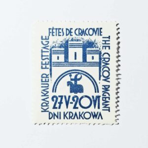 ZN 012 znaczek cegiełka - Dni Krakowa 27 V - 20 VI