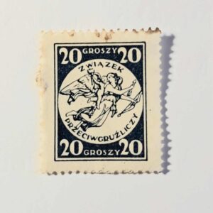 ZN 026 znaczek cegiełka - Związek Przeciwgruźliczy 20 groszy