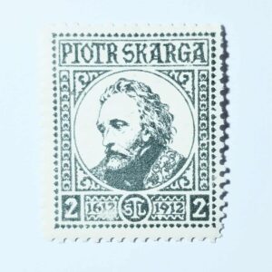 ZN 015 znaczek cegiełka - Piotr Skarga STL ( Stowarzyszenie Szkoły Ludowej ) 2