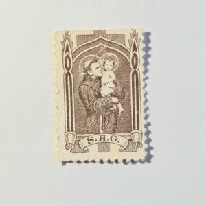 ZN 022 znaczek cegiełka - S.A.G. ( św. Antoni )