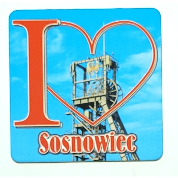 MAGNES NA LODÓWKĘ SZYB BYŁAJ KOPALNI SOSNOWIEC M01977