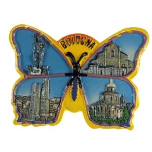 MAGNES NA LODÓWKĘ MOTYL BOLONIA WIDOKI WŁOCHY M02040