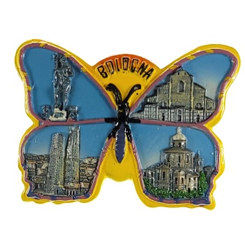 MAGNES NA LODÓWKĘ MOTYL BOLONIA WIDOKI WŁOCHY M02040