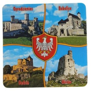 MAGNES NA LODÓWKĘ ZAMKI OGRODZIENIEC BOBOLICE BĘDZIN MIRÓW M02138