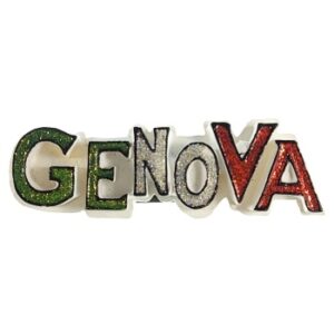 MAGNES NA LODÓWKĘ NAPIS GENOVA WŁOCHY M02189