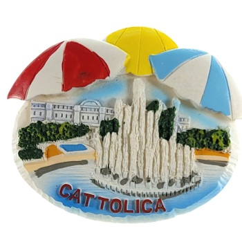 MAGNES NA LODÓWKĘ CATTOLICA FONTANNA PARASOLE WŁOCHY M02318