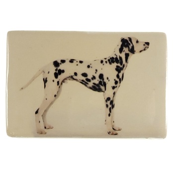 MAGNES NA LODÓWKĘ PIES KAFELEK CERAMIKA M02347