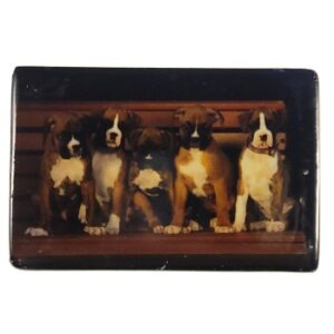 MAGNES NA LODÓWKĘ PSY KAFELEK CERAMIKA M02351