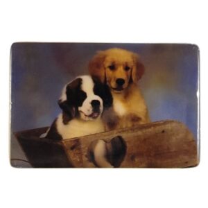 MAGNES NA LODÓWKĘ PSY KAFELEK CERAMIKA M02352